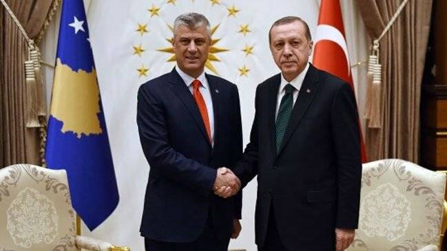 Kosova Cumhurbaşkanı Thaçi, Başkan Erdoğan'ı Tebrik Etti