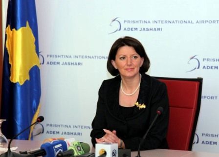 Jahjaga, ABD Resmi Ziyaretine Gitti