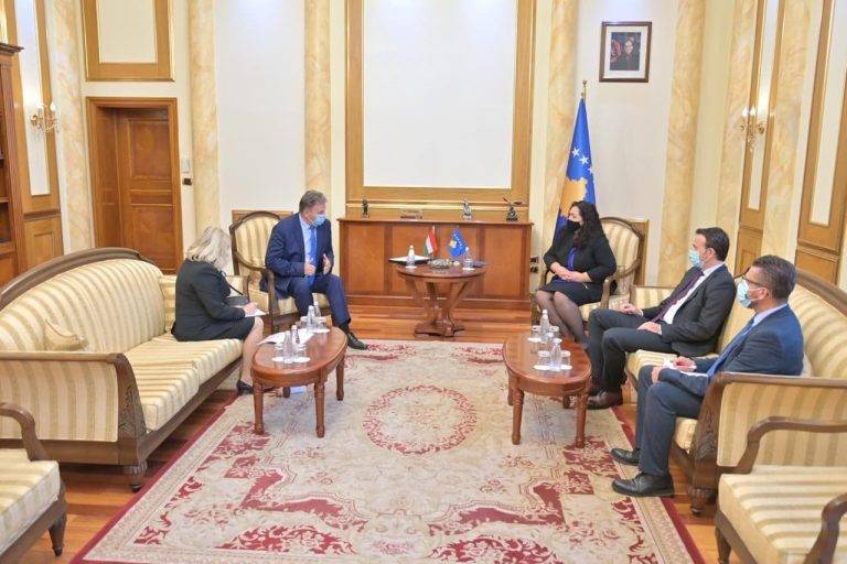 Osmani, Macaristan’ın Yeni Büyükelçisiyle Görüştü