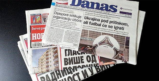 Sırp Gazeteleri Beş Ay Sonra Yeniden Kosova’da