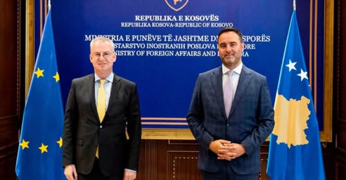 Konjufca ve Schübel, Kosova'nın Avrupa Gündemini Görüştü