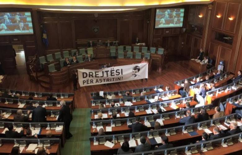 Meclis'te Pankartlı Eylem
