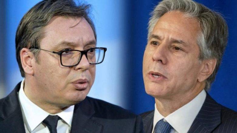 Vuči&cacute;, Blinken ile Kosova’yı Telefonda Görüştü