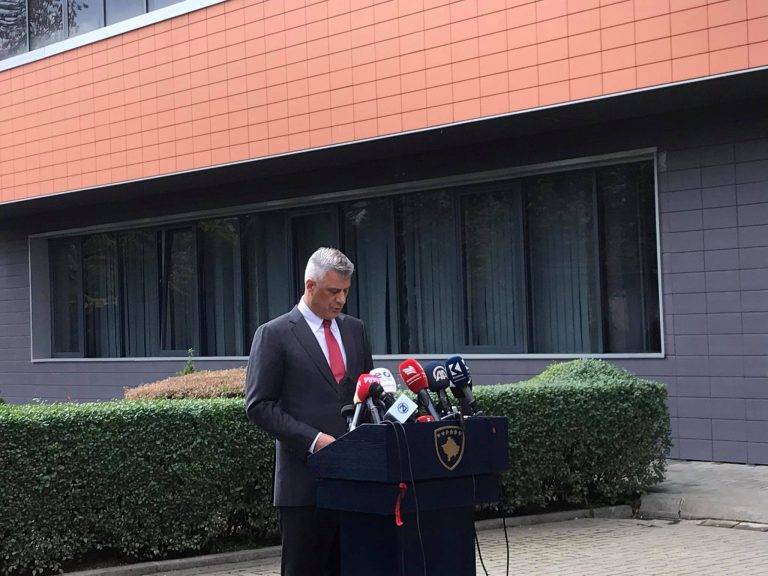 Thaçi, İddianamenin Teyit Edilmesi Ardından Cumhurbaşkanı Görevinden İstifa Etti