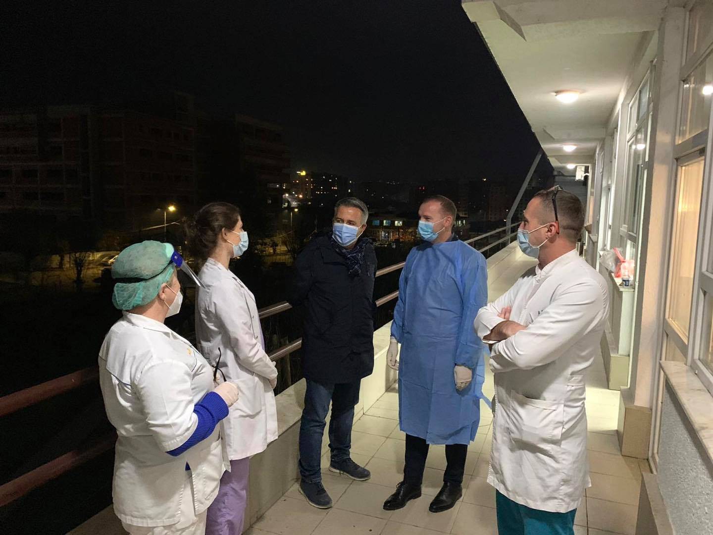 Zemaj, Bulaşıcı Hastalıklar Kliniği'ni Ziyaret Etti