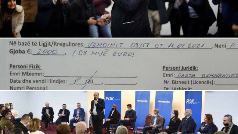 Müfettişlik Bu Kez PDK’yı 2.000 Euro ile Cezalandırdı
