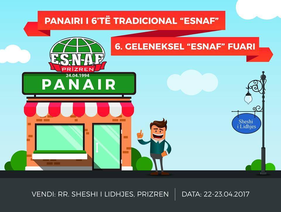 6. Geleneksel ESNAF' Fuarı Açılışı Cumartesi saat 11.00'de