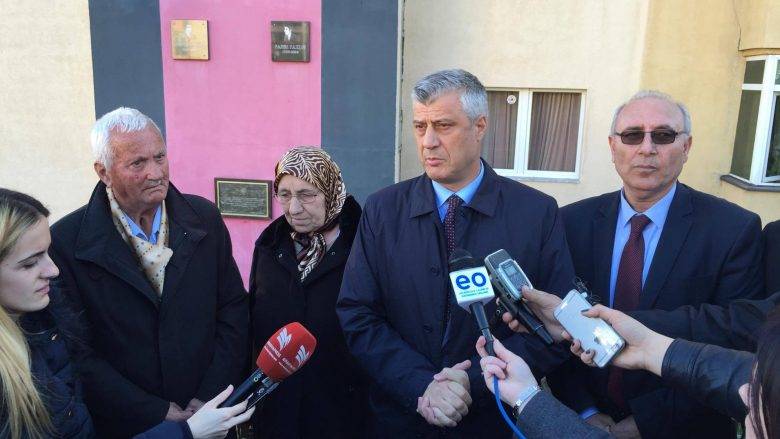 Thaçi,  Seçimlere Belli Şartlarda Gidilir