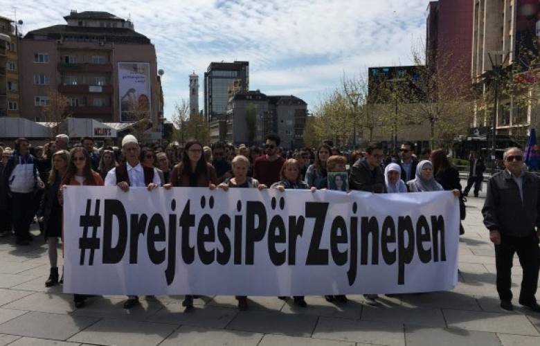 Zejnep Berisha İçin Adalet İstendi
