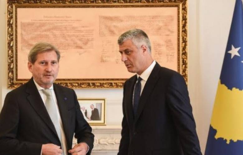 Thaçi AB ve Hahn'ı Sert Bir Şekilde Eleştirdi