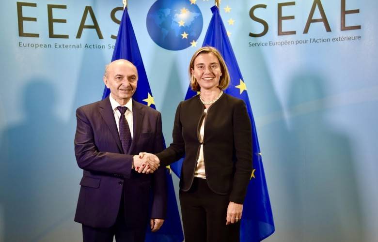 Mustafa, Mogherini Tarafından Kabul Edildi