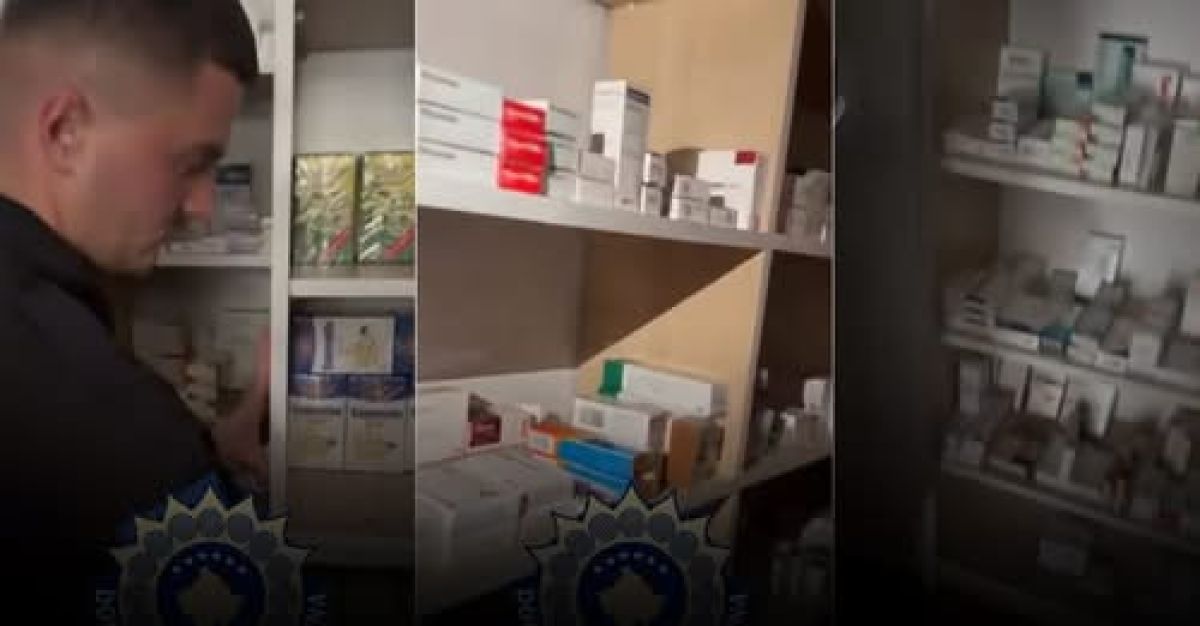 Priştine'de Bir Eczanede 209 Paket Kaçak İlaç Ele Geçirildi