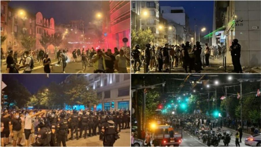 Sırbistan Genelinde Yeni Protestolar