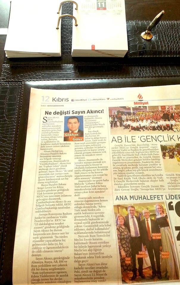 ''Ne değişti Sayın Akıncı!'' - Gökhan Güler