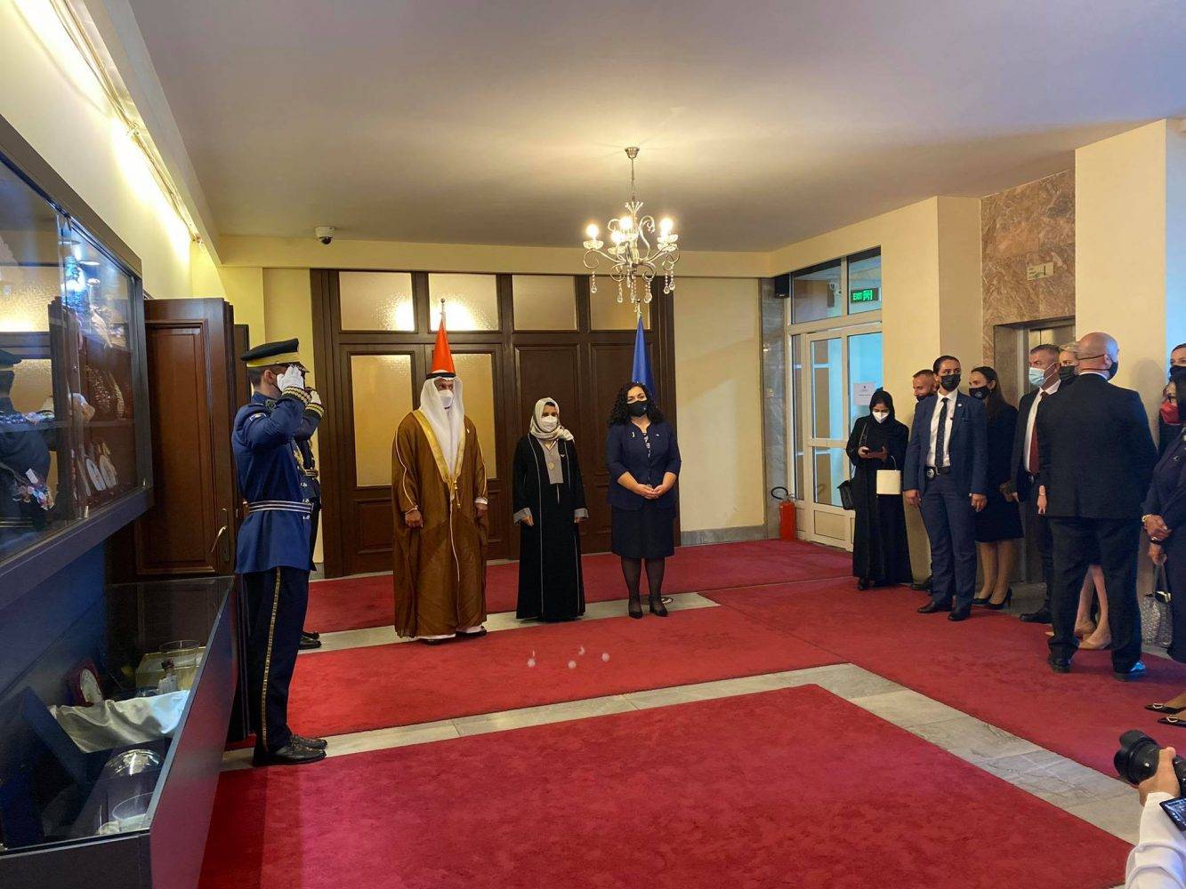 Osmani, Arap Emirlikleri Heyetini Kabul Etti