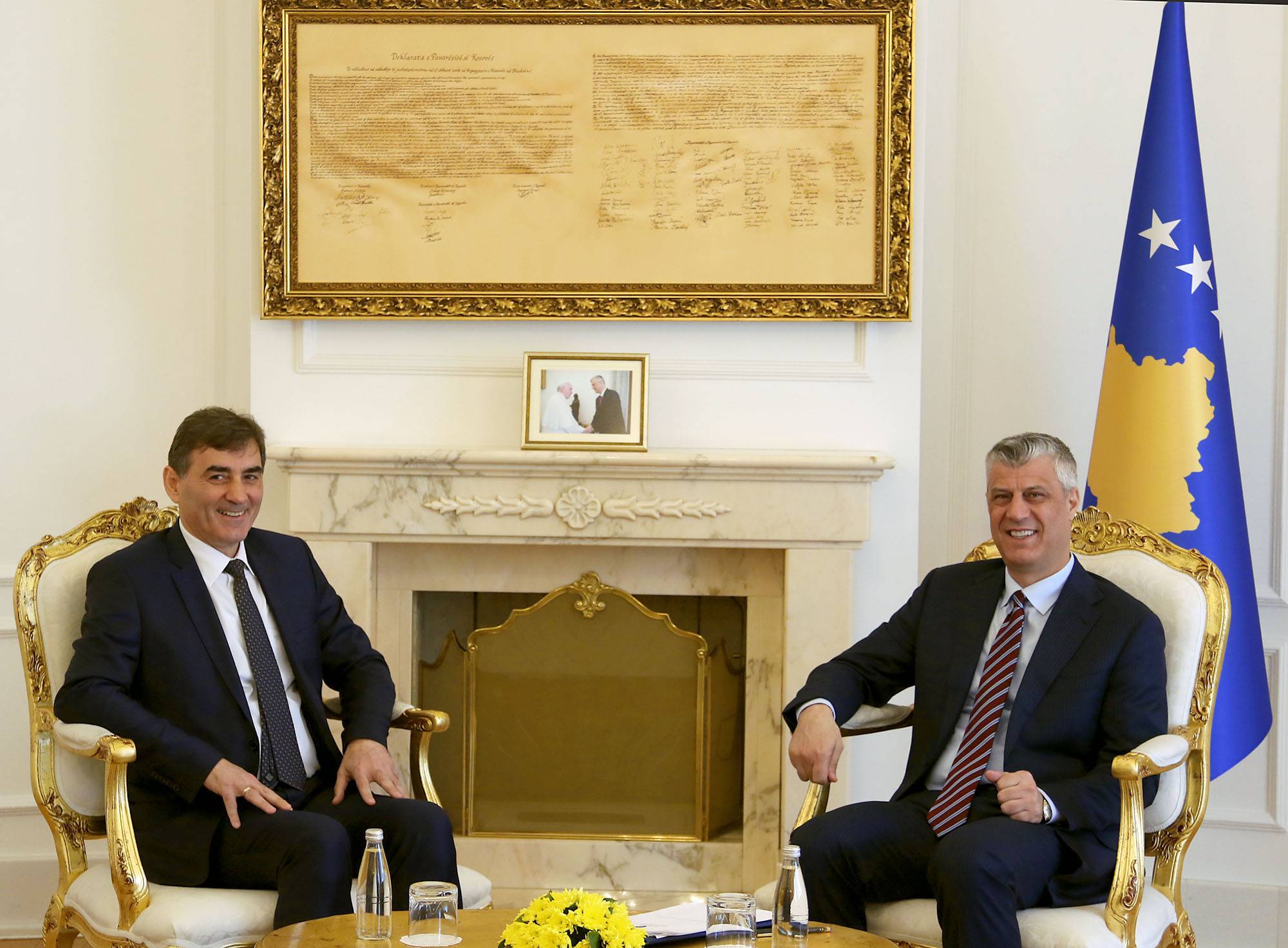 Cumhurbaşkanı Thaçi Kosova Türkleri Heyetini Kabul Etti