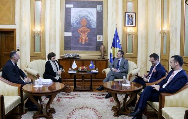 Veseli, UNİCEF Müdürünü Kabul Etti