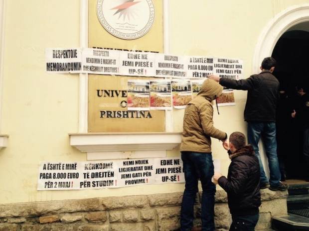 Gazi Çocukları Rektörü Protesto Etti