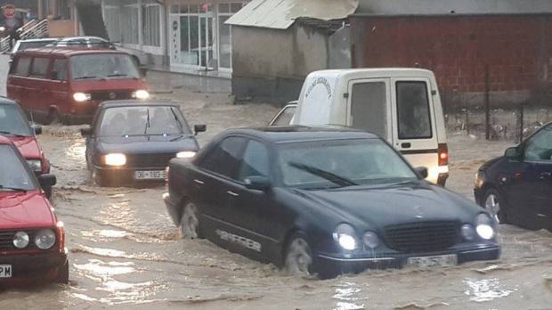 Moravaboyu Bölgesinde Su Baskınları ve Seller