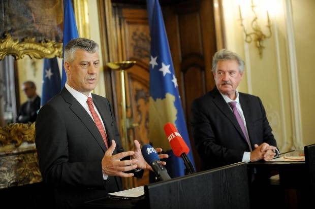 Thaçi Lüksemburg'da İOA için Destek İstedi