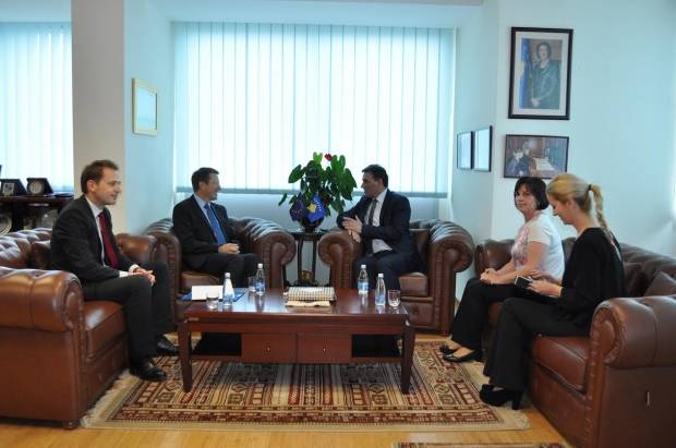 Bakan Yağcılar,  Zbogar'ı Kabul Etti