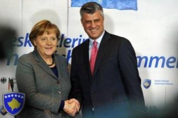 Thaçi: Özel Mahkeme'yi Kuracağımıza Dair Merkel'e Güvence Verdik