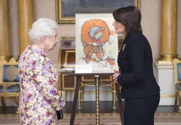 Jahjaga, Kraliçe Elizabeth Tarafından Kabul Edildi