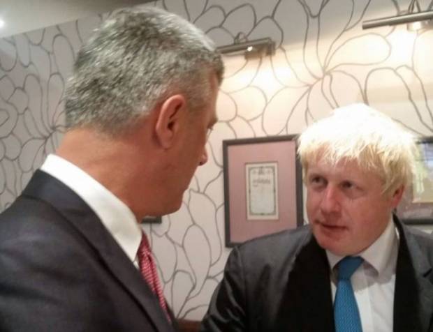 Thaçi Londra Valisi'ni Brezoviça'ya Davet Etti