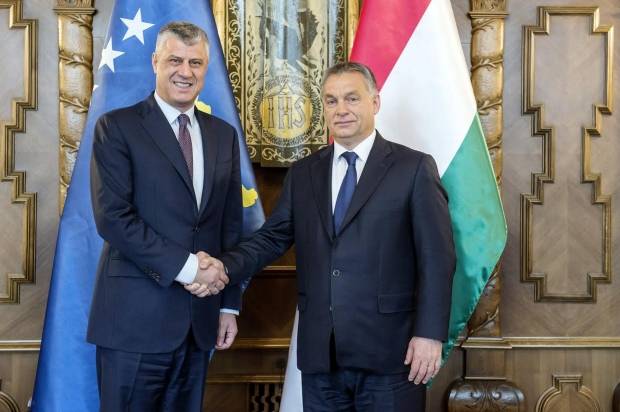 Thaçi, Macaristan Temaslarını Sürdürüyor