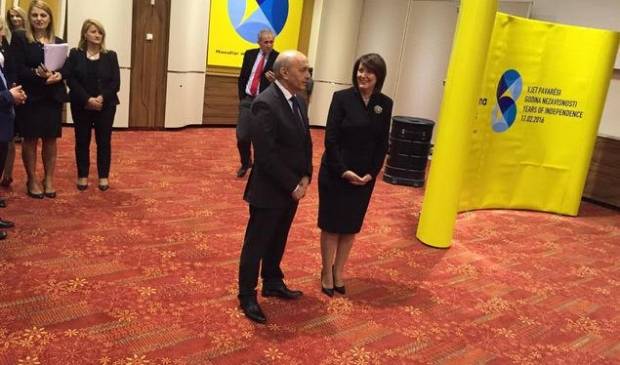 Jahjaga ve Mustafa Bağımsızlık Günü Vesilesiyle Resmi Kabul Düzenledi