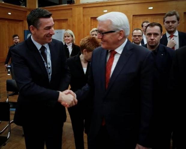Veseli,  Steinmeier'e Teşekkür Etti