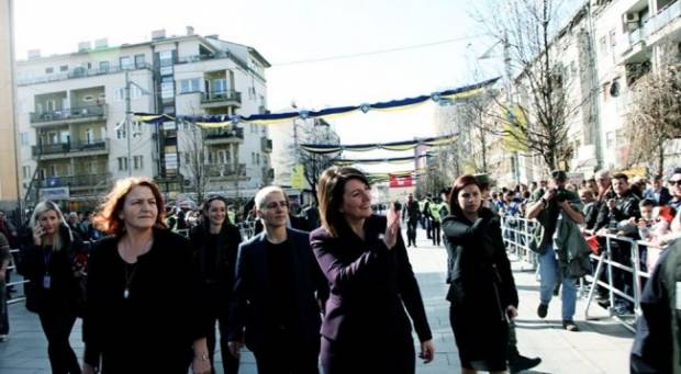 Jahjaga'dan Veda Töreni
