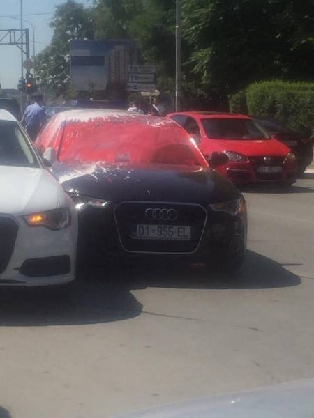Boyalı Saldırıdan Sonra Hyseni'nin Aracı Kaza Geçirdi
