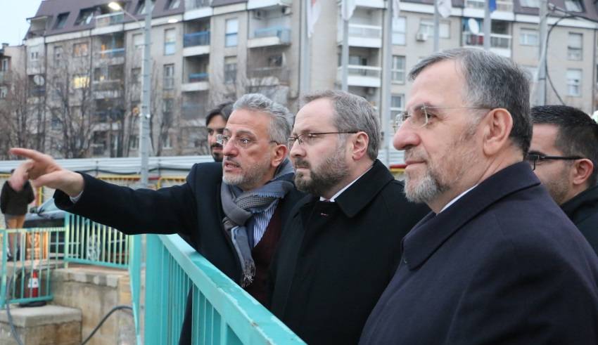Tërnava ve Türkiye Diyanet İşleri Başkan Yardımcısı Argun Merkez Cami İnşa Çalışmalarını İzledi