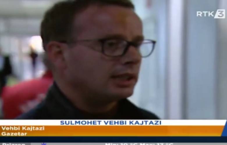 Gazeteci Vehbi Kajtazi’ye Saldırı