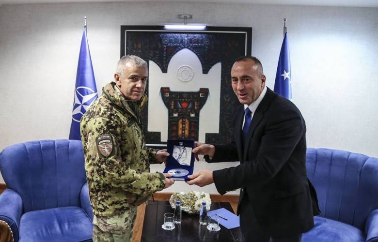 Başbakan Haradinaj KFOR Komutanıyla Vedalaştı