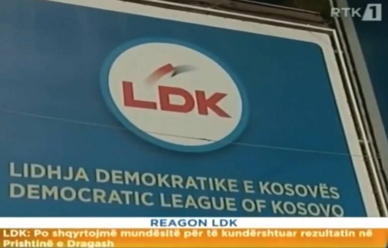 LDK,  Priştine ve Dragaş’ta Oyların Tekrar Sayılmasını İstiyor