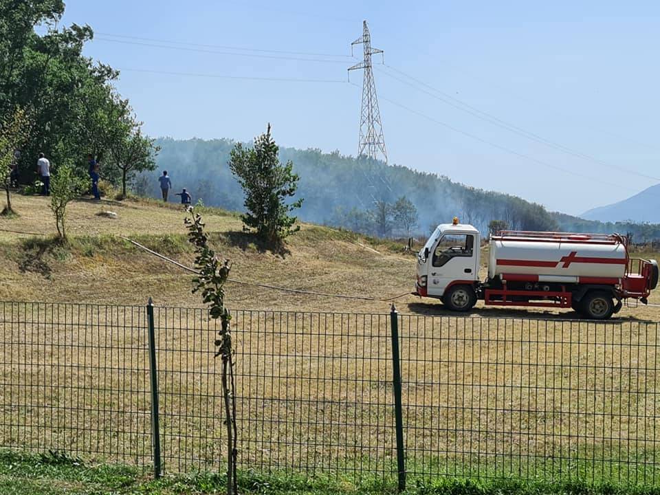 Mamuşa İtfaiyesi, Suhareka’daki Yangınlara Müdahale Etti