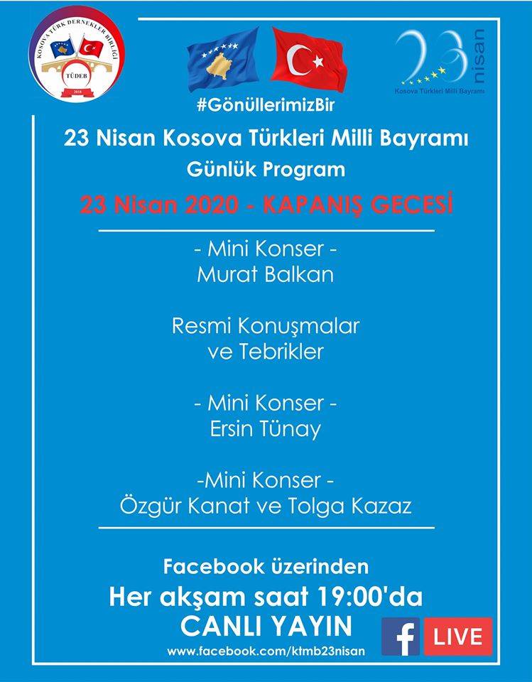 23 Nisan Kapanış Programı