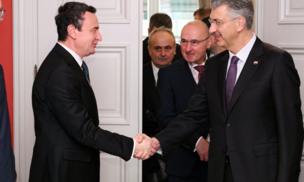 Hırvatistan Başbakanı Plenković’ten Kurti’ye Tebrik Mesajı