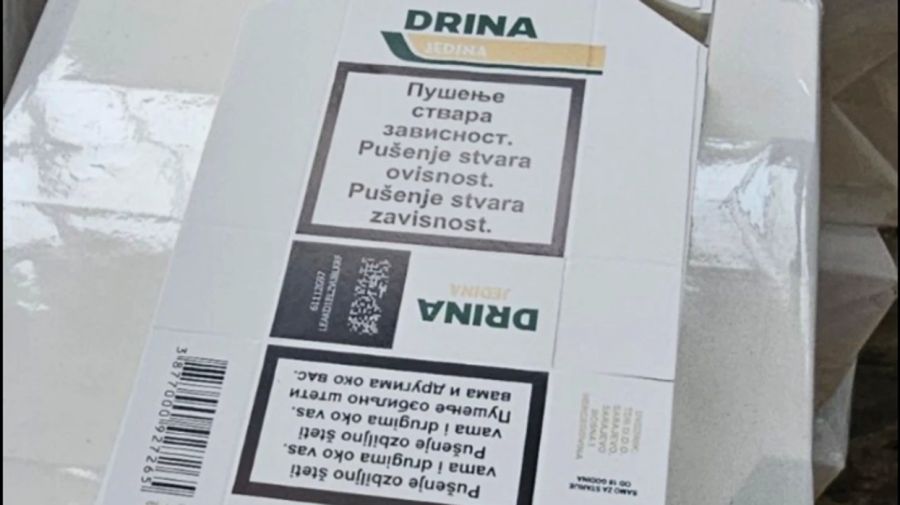 Kosova Gümrüğü  Kaçak Sigara Ambalajı Ele Geçirdi