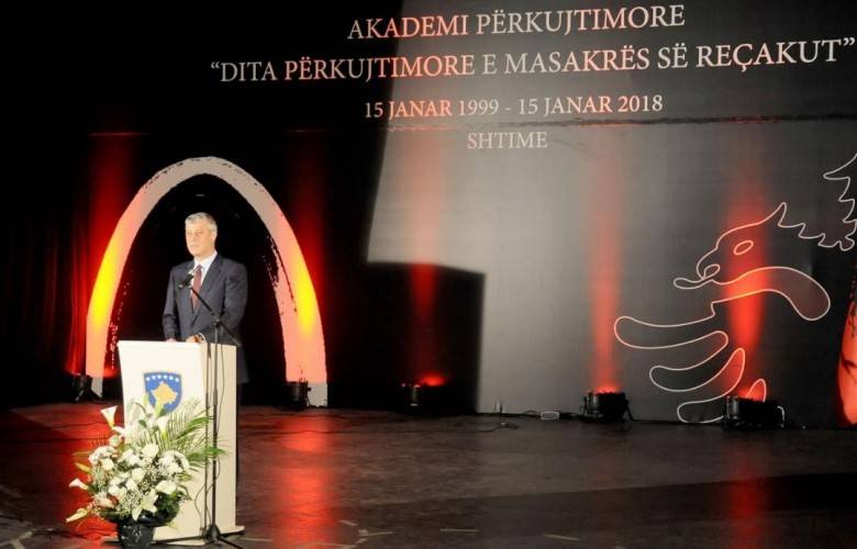 Reçak Dünya Bilincini Harekete Geçirdi