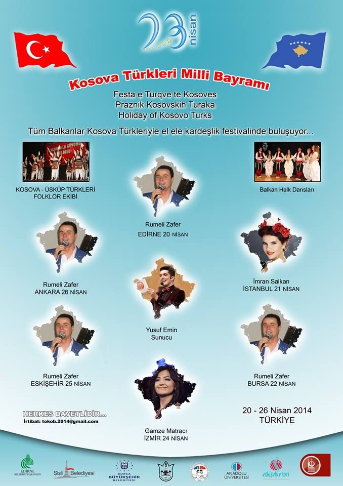 23 Nisan Türkiye'nin 6 Şehrinde Kutlanacak