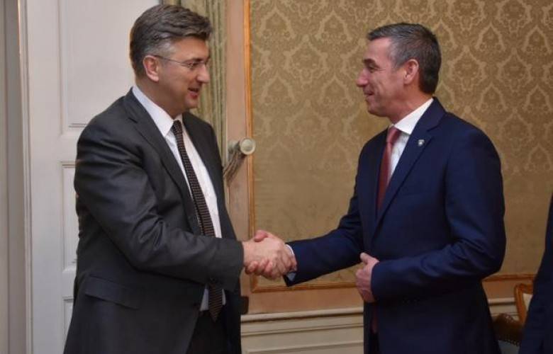 Veseli, Hırvatistan Başbakanı Andrej Plenkoviç ile Görüştü