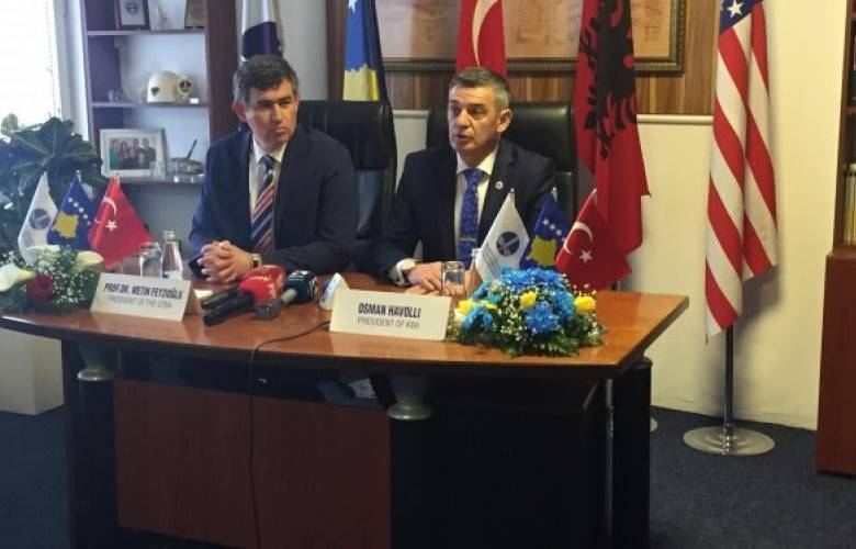 Türkiye Barolar Birliği Başkanı Metin Feyzioğlu Kosova'da