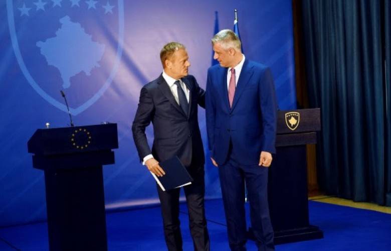 Thaçi ve Tusk, Brdo-Brijoni Zirvesi’nde