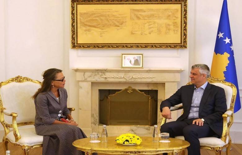 Thaçi, UNDP’nin Yeni Şefini Kabul Etti