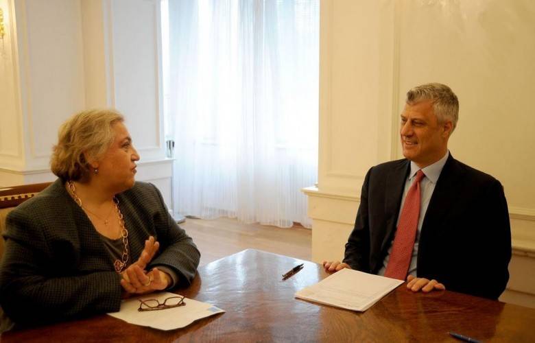 Thaçi ve Papadopoulou, EULEX Misyonu Konusunu Görüştü