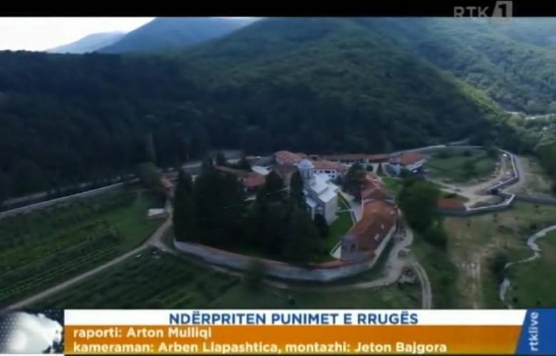 Deçan-Plav Yol Yapim Çalışmaları Durduruldu