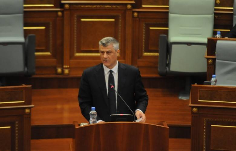Meclis, Thaçi’nin Sırbistan ile Diyalogda Yetkisini Bugün Görüşecek